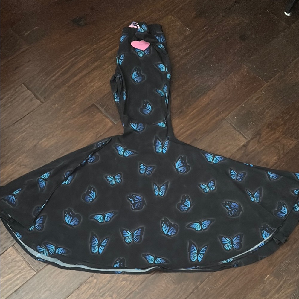 Sugar Thrillz Flare Butterfly Print Matching Set